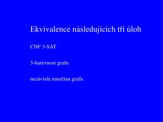 CNF 3-SAT