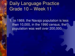 Daily Language Practice Grade 10 – Week 11