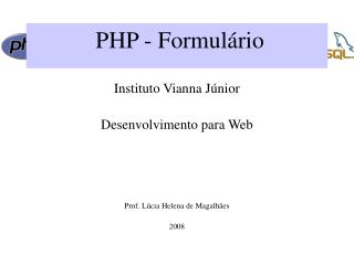 PHP - Formulário