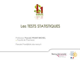 Les TESTS STATISTIQUES