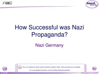 How Successful was Nazi Propaganda?