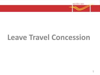 Leave Travel Concession