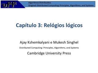 Capítulo 3: Relógios lógicos