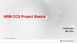 ARM CCS Project Basics