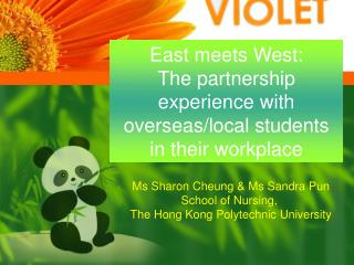 East meets West: The partnership experience with overseas/local students in their workplace