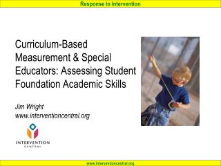 Curriculum-Based Measurement (CBM) for Special Educators: Workshop Agenda