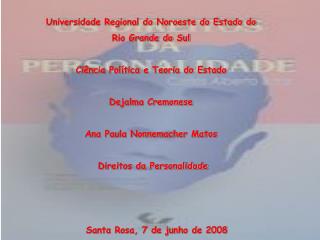 Universidade Regional do Noroeste do Estado do Rio Grande do Sul