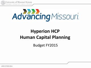 Hyperion HCP Human Capital Planning