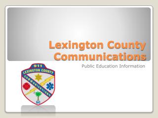 Lexington County Communications