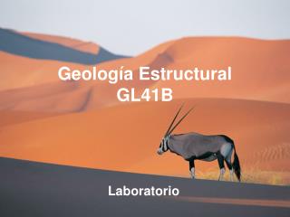 Geología Estructural GL41B