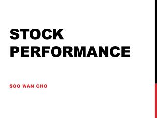 Stock Performance