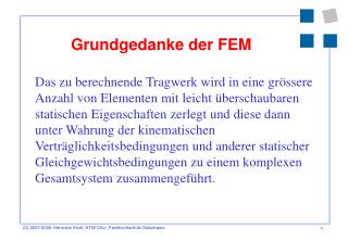 Grundgedanke der FEM