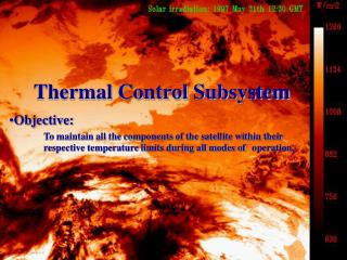 Thermal Control Subsystem