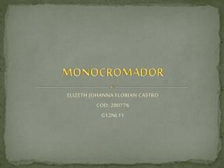 MONOCROMADOR