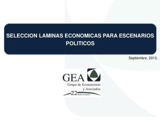 SELECCION LAMINAS ECONOMICAS PARA ESCENARIOS POLITICOS