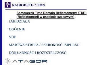 JAK DZIAŁA OGÓLNIE V OP MARTWA STREFA / SZEROKOŚĆ IMPULSU DOKŁADNOŚĆ I ROZDZIELCZOŚĆ