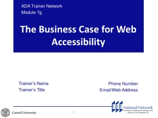 The Business Case for Web Accessibility