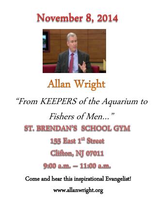 “From KEEPERS of the Aquarium to Fishers of Men…”