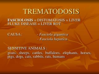 TREMATODOSIS