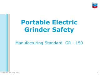 Portable Electric Grinder Safety Manufacturing Standard GR - 150