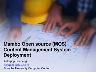 Mambo Open source (MOS) Content Management System Deployment
