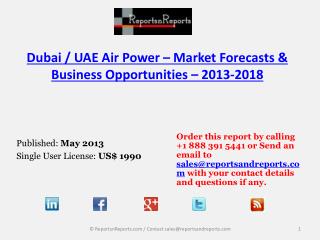 2018 Forecasts to UAE Air Power Market Trends and Developmen