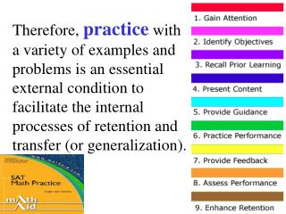 Conditions for Learning Cognitive Strategies.