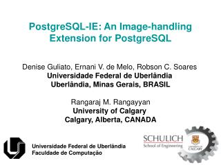 PostgreSQL-IE: An Image-handling Extension for PostgreSQL