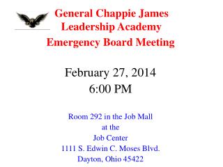 General Chappie James Leadership Academy