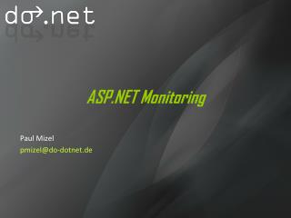 ASP.NET Monitoring