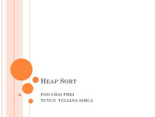 Heap Sort