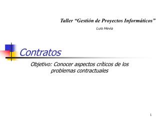 Contratos