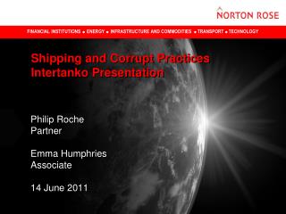 Shipping and Corrupt Practices Intertanko Presentation