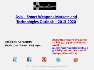 Smart Weapons Market in Asia – Emerging Trends and Opportuni