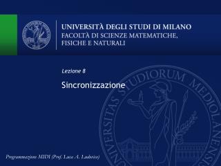 Sincronizzazione