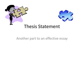 Thesis Statement