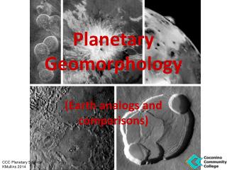 Planetary Geomorphology