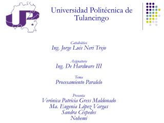 Universidad Politécnica de Tulancingo