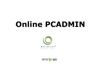 Online PCADMIN