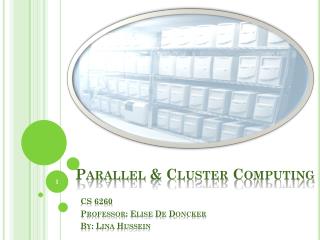 Parallel &amp; Cluster Computing