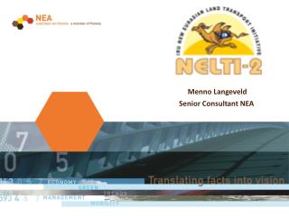 Menno Langeveld Senior Consultant NEA