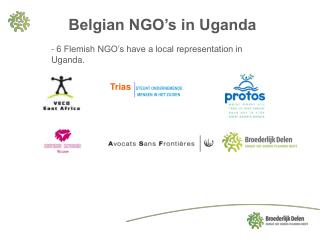 Belgian NGO’s in Uganda