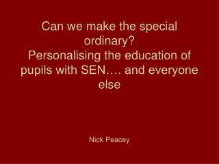 What is personalisation?