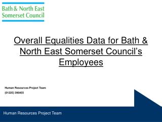 Overall Equalities Data for Bath &amp; North East Somerset Council’s Employees