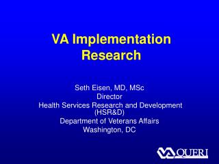 VA Implementation Research