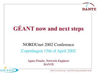 GÉANT now and next steps