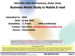 OMA-MEM-2005-0045-Business_Model_Study Business Model Study in Mobile E-mail
