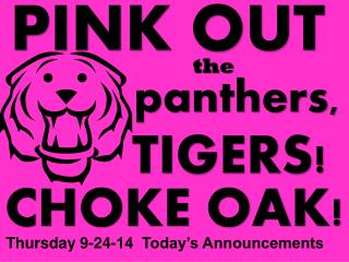 PINK OUT