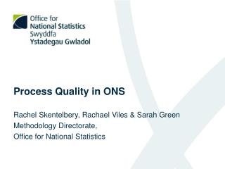 Process Quality in ONS