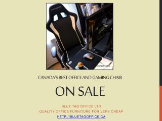 Canadas Best Office and Gaming Chair on SALE at Blue Tag Off